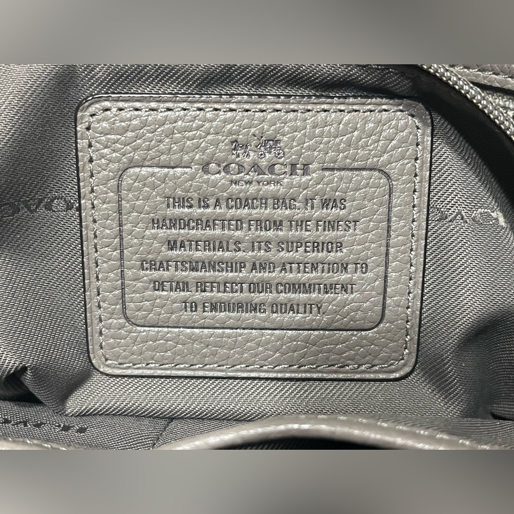 Coach Sophia Tote Pebbled Leather Gunmetal Hardware - Picture 2 of 12
